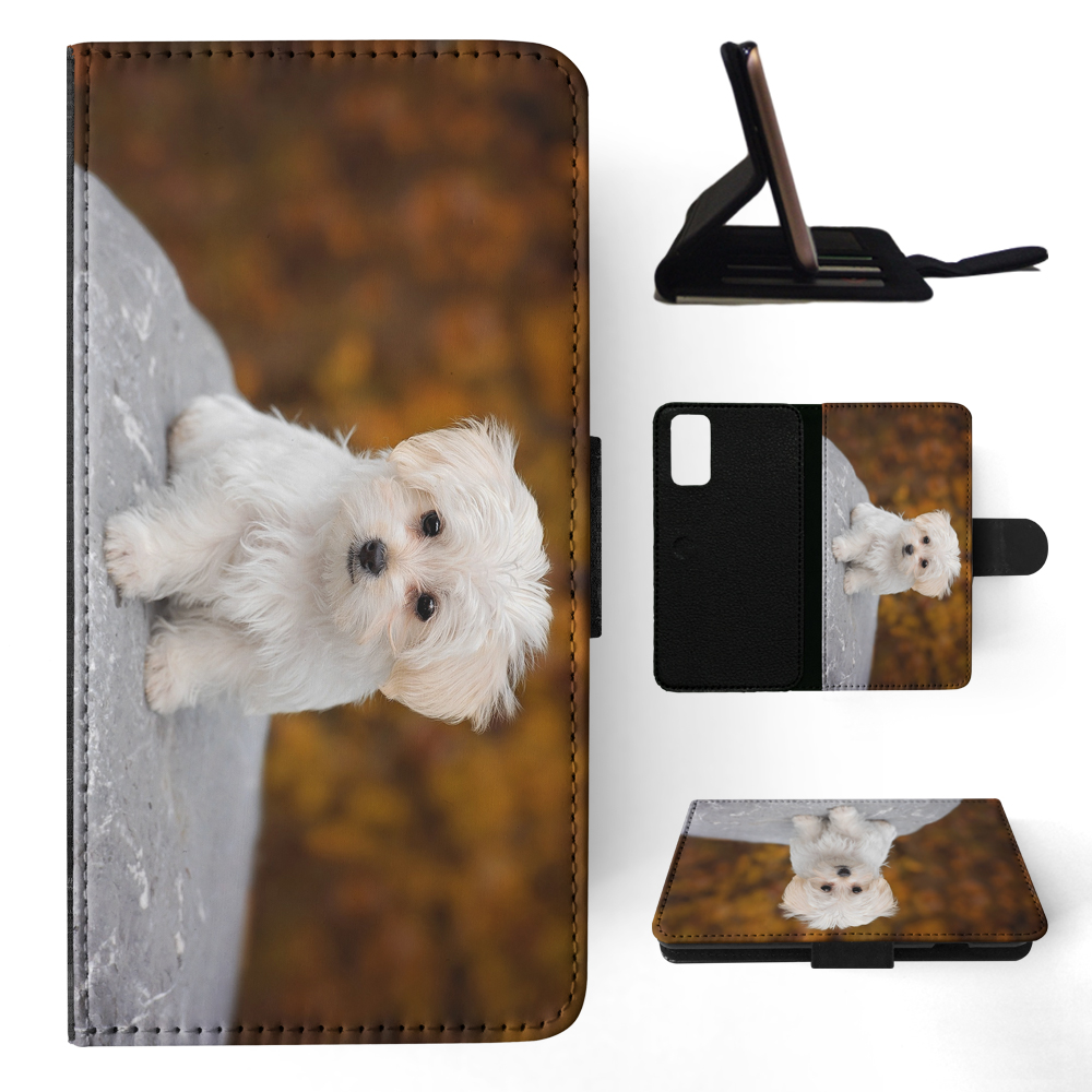 FLIP CASE FOR SAMSUNG GALAXY|MALTESE DOG 9 - Picture 76 of 120