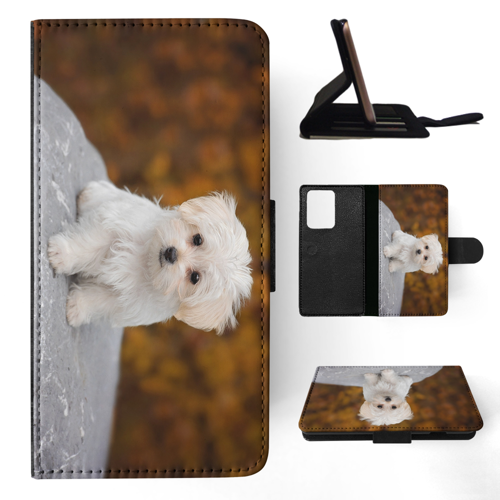 FLIP CASE FOR SAMSUNG GALAXY|MALTESE DOG 9 - Picture 66 of 120
