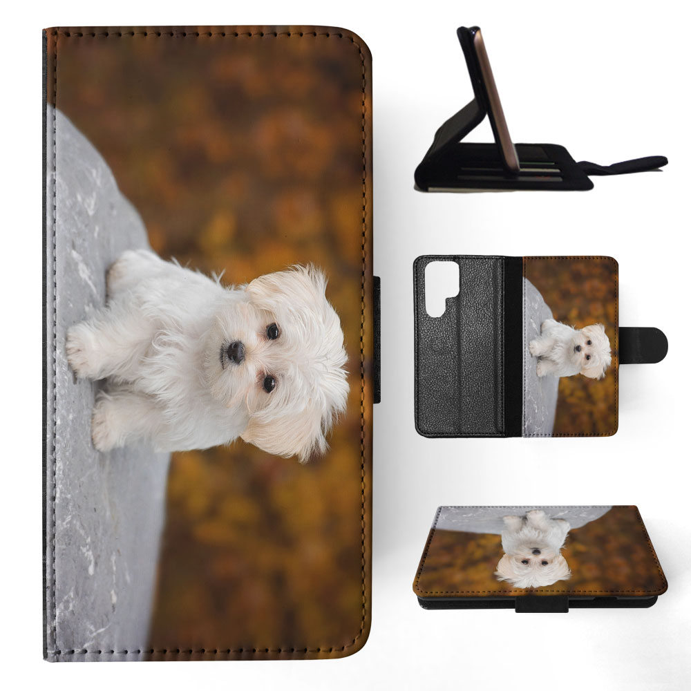 FLIP CASE FOR SAMSUNG GALAXY|MALTESE DOG 9 - Picture 36 of 120