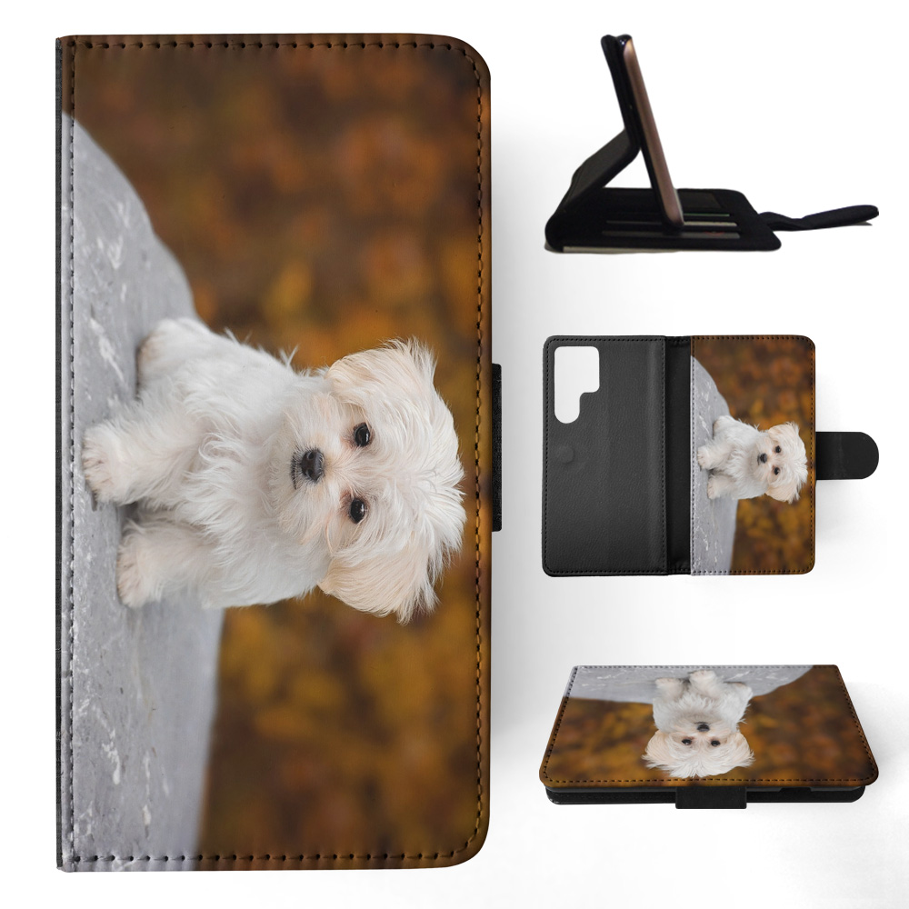 FLIP CASE FOR SAMSUNG GALAXY|MALTESE DOG 9 - Picture 6 of 120