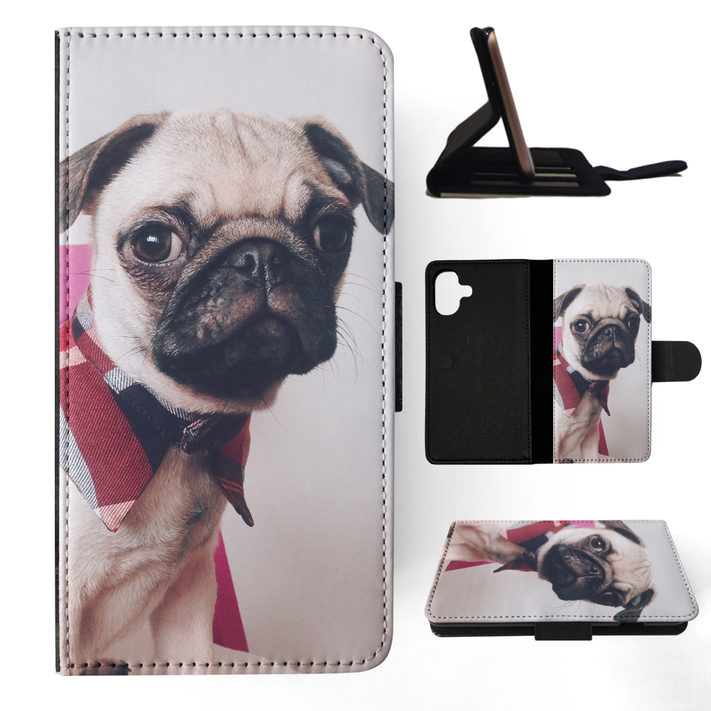 FLIP CASE FOR APPLE IPHONE|CUTE DOG PUPPY CANINE PUG 14 - Picture 16 of 193