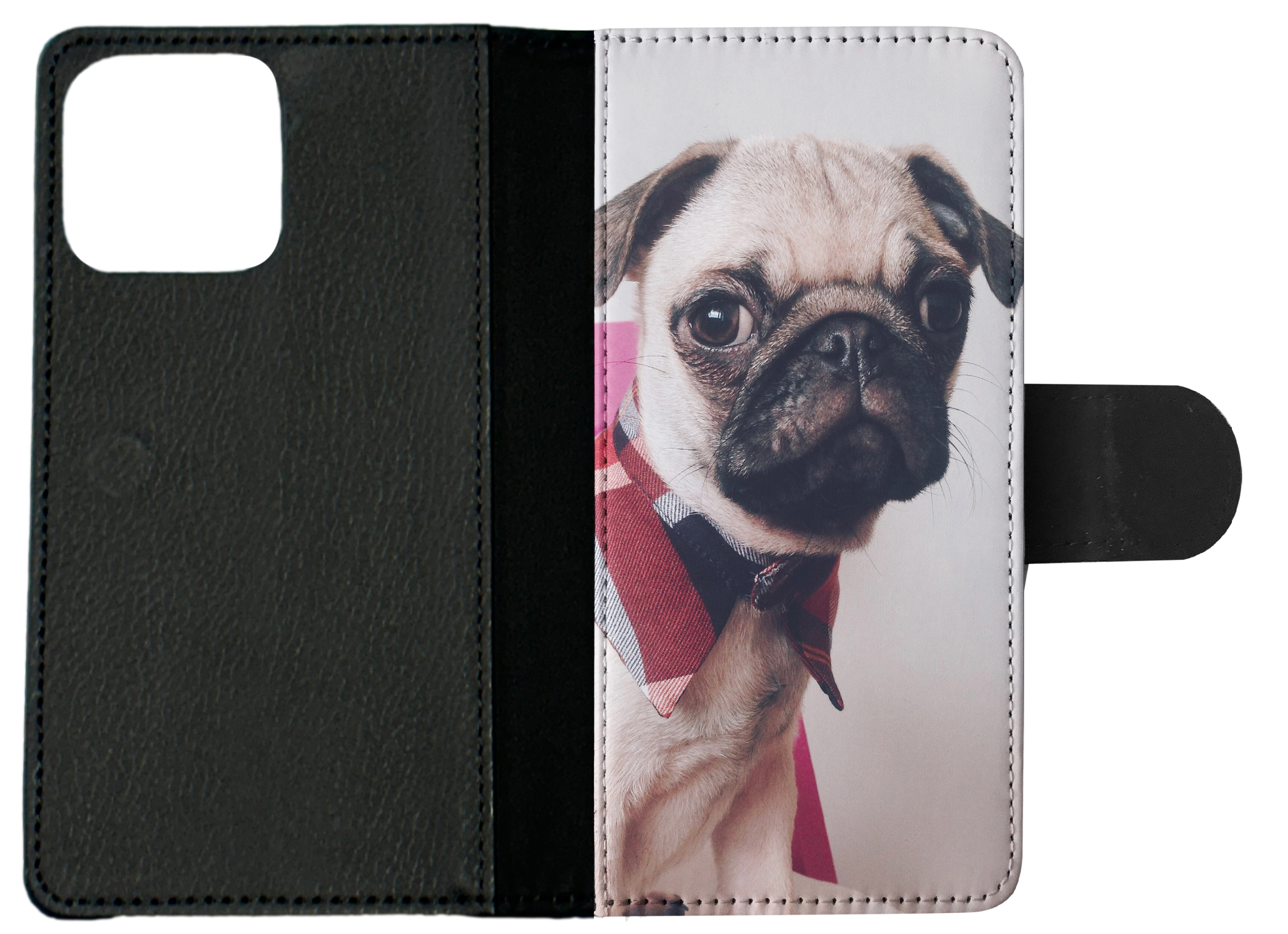 FLIP CASE FOR APPLE IPHONE|CUTE DOG PUPPY CANINE PUG 14 - Picture 9 of 193