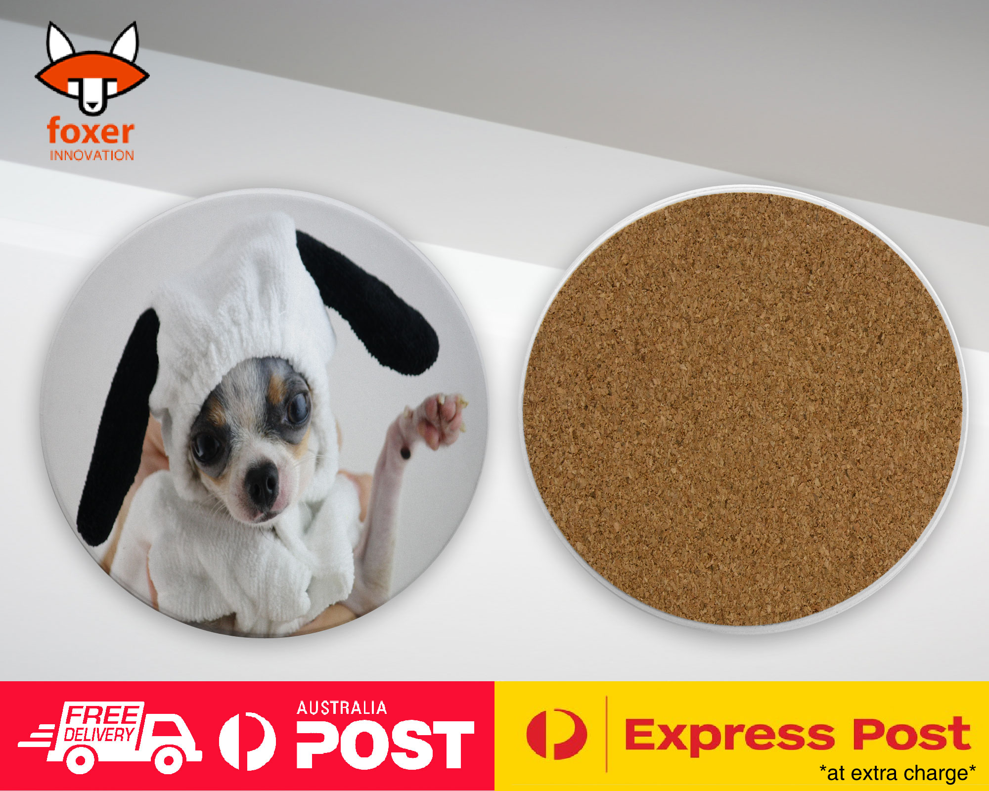 COASTER COFFEE DRINKING MAT|CUTE DOG PUPPY CANINE 5