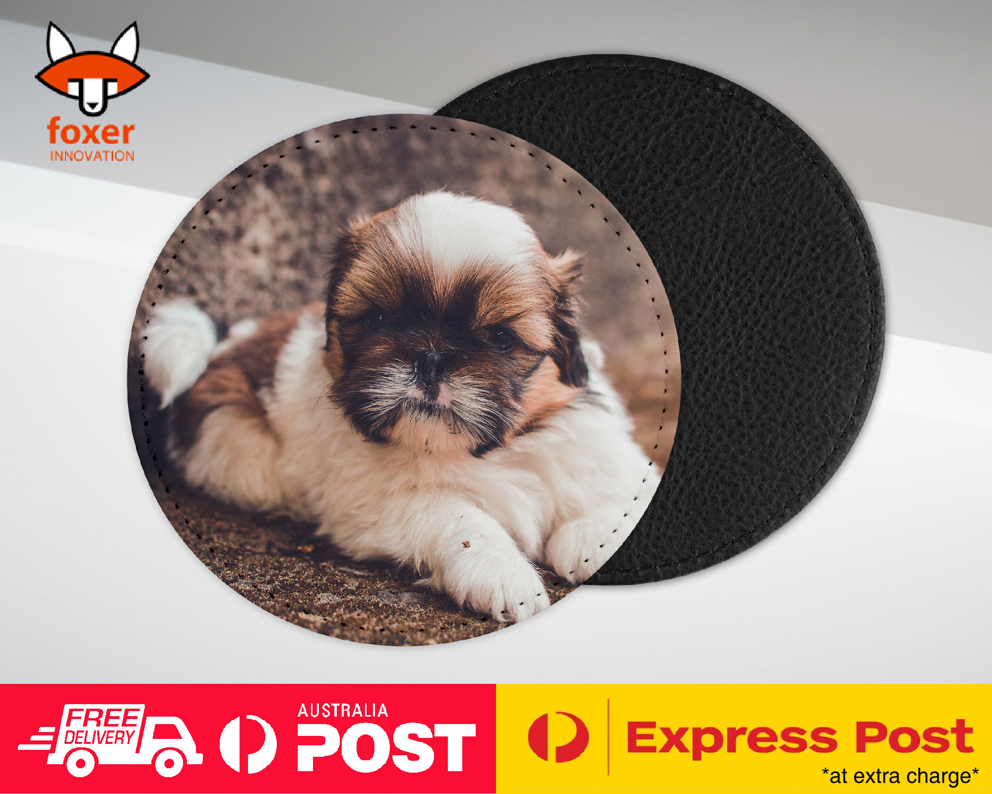 COASTER COFFEE DRINKING MAT|CUTE DOG PUPPY CANINE 9