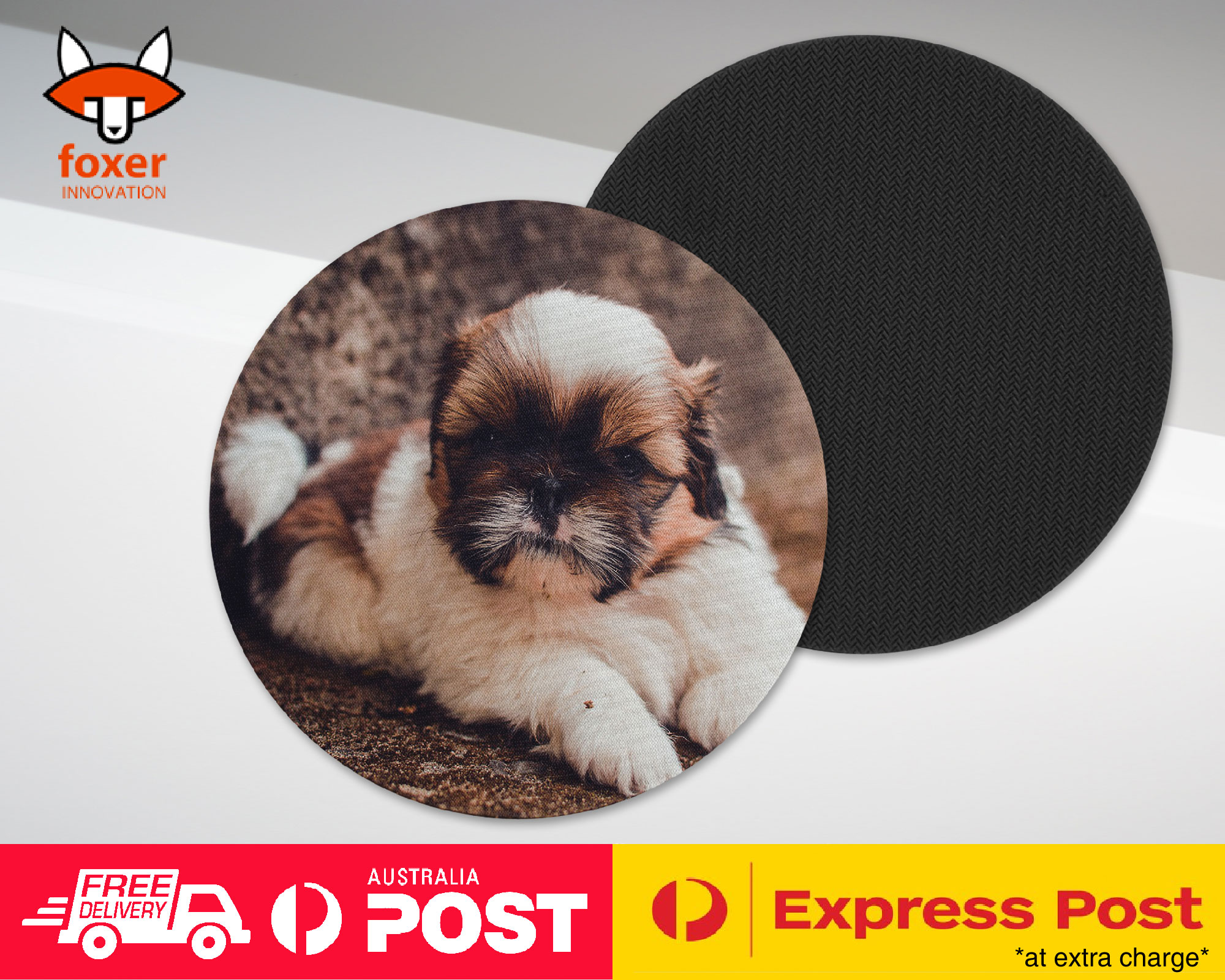 COASTER COFFEE DRINKING MAT|CUTE DOG PUPPY CANINE 9