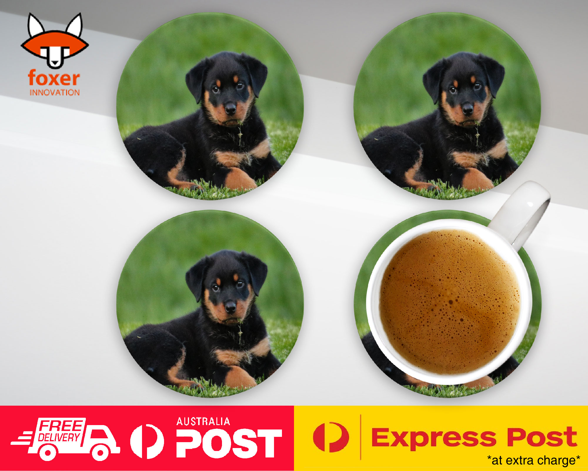 ALFOMBRA DE CAFÉ DE MONTAÑA | ROTTWEILER PERRO 8 - Imagen 9 de 21