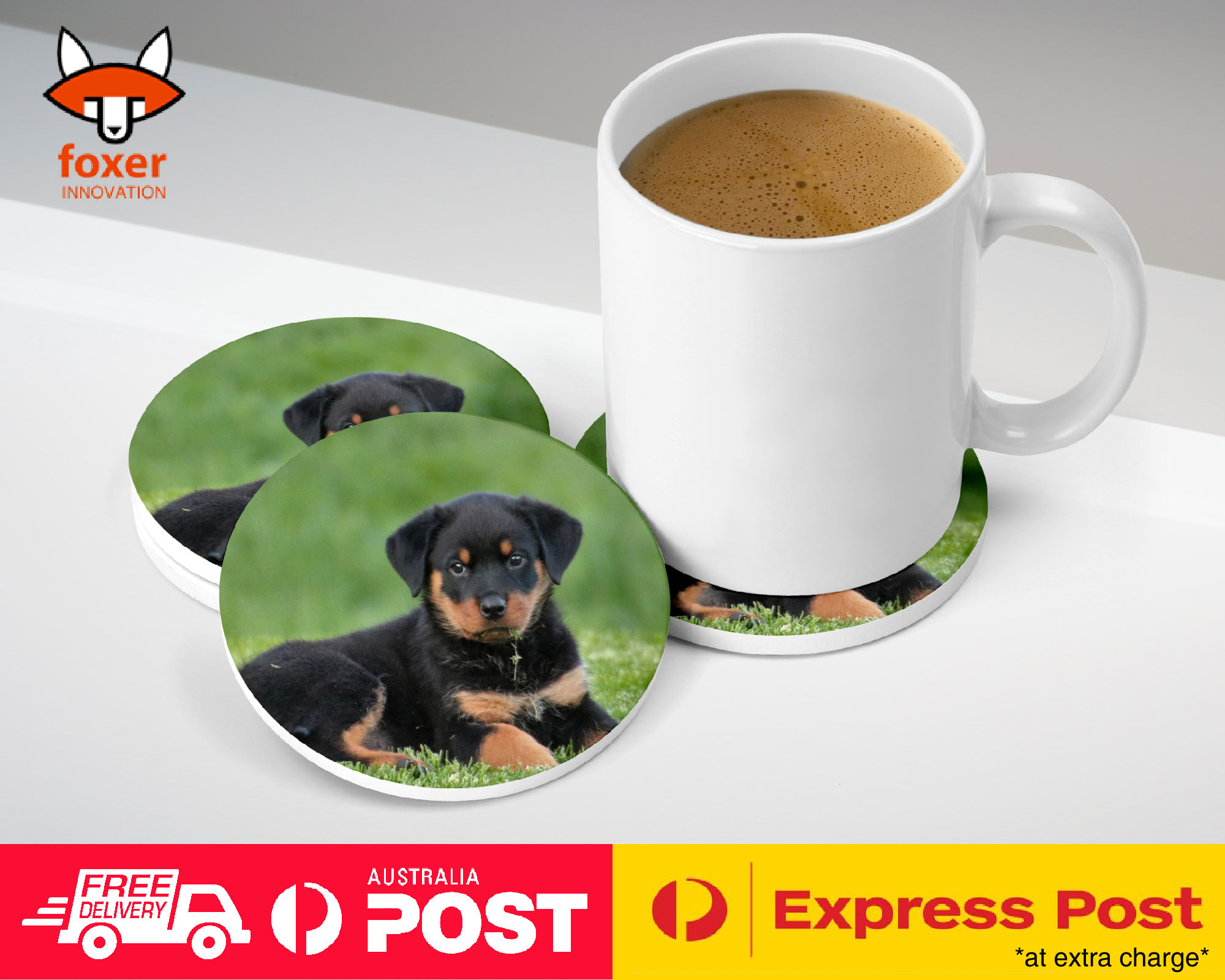 ALFOMBRA DE CAFÉ DE MONTAÑA | ROTTWEILER PERRO 8 - Imagen 10 de 21
