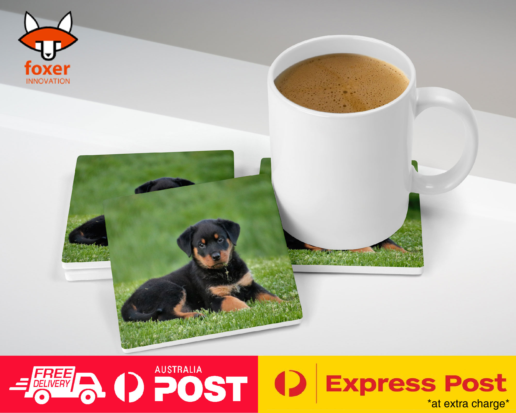 ALFOMBRA DE CAFÉ DE MONTAÑA | ROTTWEILER PERRO 8 - Imagen 20 de 21