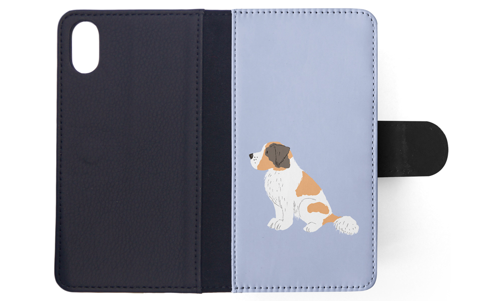 FLIP CASE FOR APPLE IPHONE|SAINT BERNARD DOG 1 - Picture 117 of 193