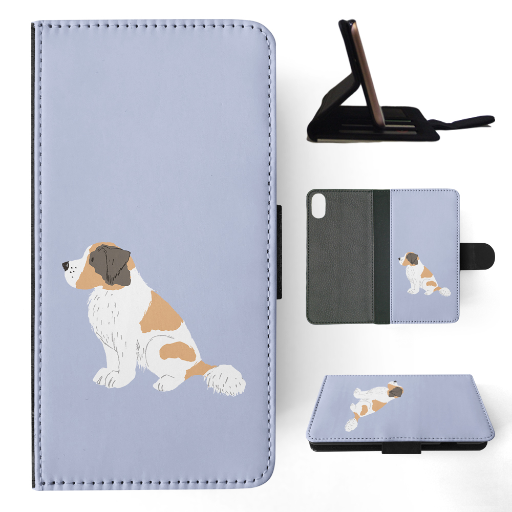 FLIP CASE FOR APPLE IPHONE|SAINT BERNARD DOG 1 - Picture 119 of 193