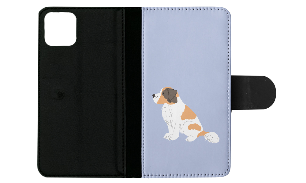 FLIP CASE FOR APPLE IPHONE|SAINT BERNARD DOG 1 - Picture 107 of 193