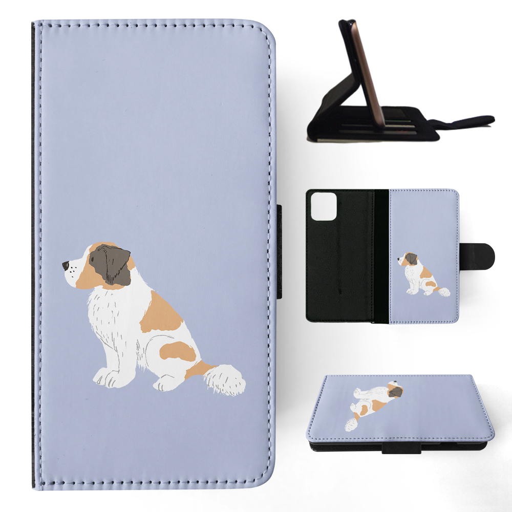 FLIP CASE FOR APPLE IPHONE|SAINT BERNARD DOG 1 - Picture 99 of 193