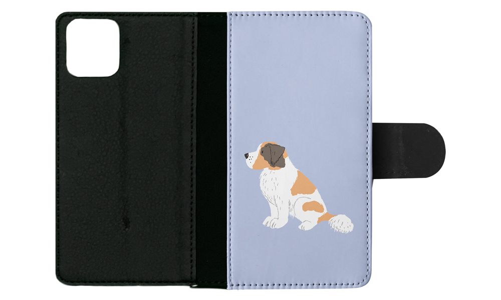 FLIP CASE FOR APPLE IPHONE|SAINT BERNARD DOG 1 - Picture 102 of 193