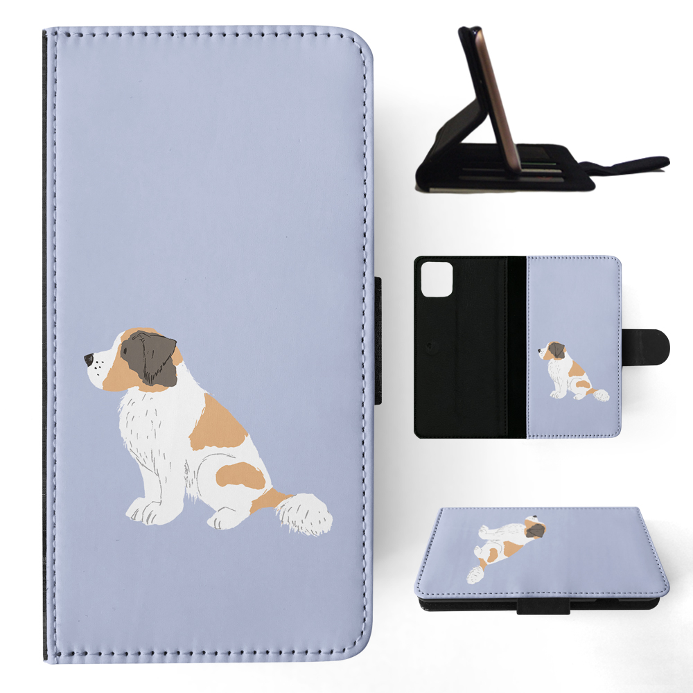 FLIP CASE FOR APPLE IPHONE|SAINT BERNARD DOG 1 - Picture 94 of 193