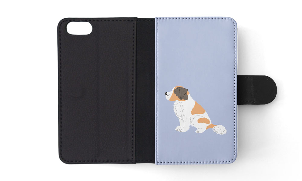FLIP CASE FOR APPLE IPHONE|SAINT BERNARD DOG 1 - Picture 172 of 193