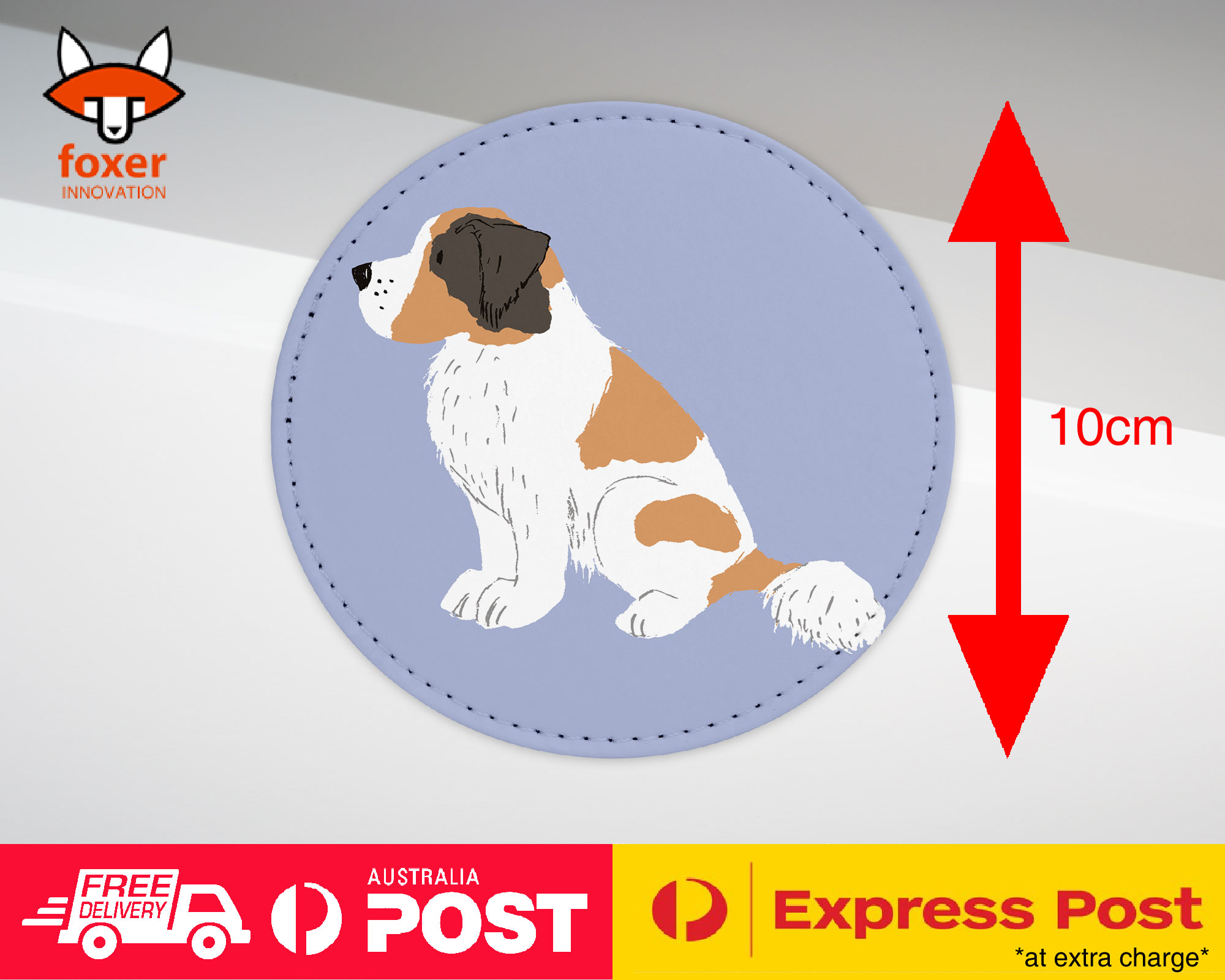 COASTER COFFEE DRINKING MAT|SAINT BERNARD DOG 1