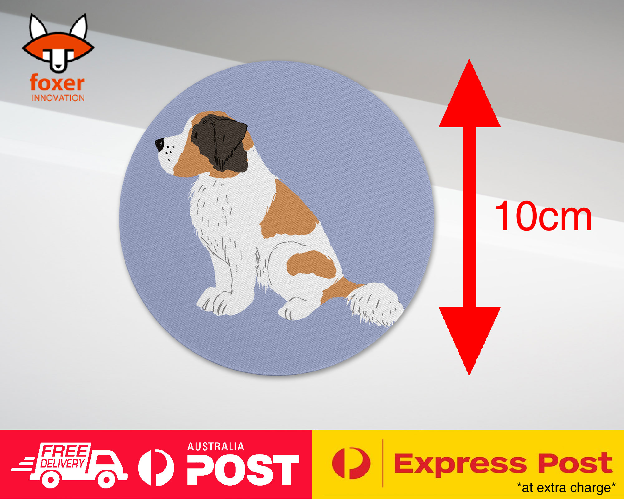 COASTER COFFEE DRINKING MAT|SAINT BERNARD DOG 1