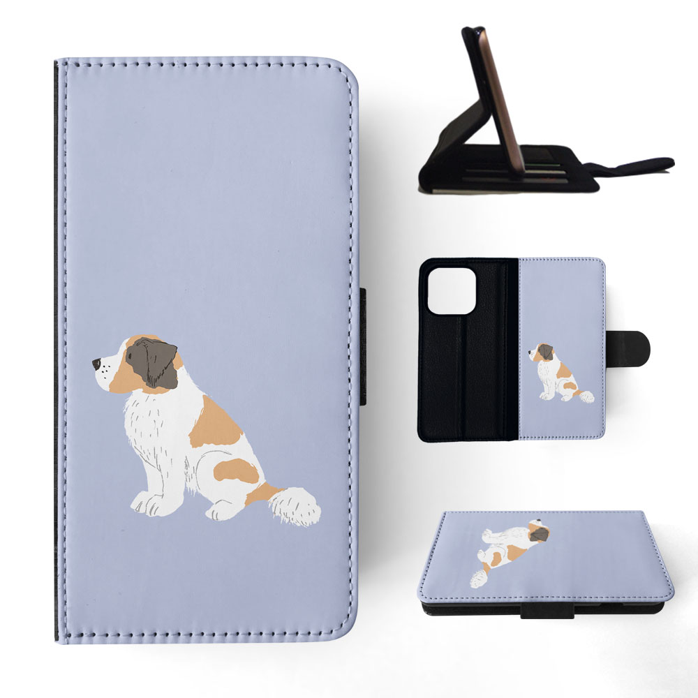 FLIP CASE FOR APPLE IPHONE|SAINT BERNARD DOG 1 - Picture 71 of 193