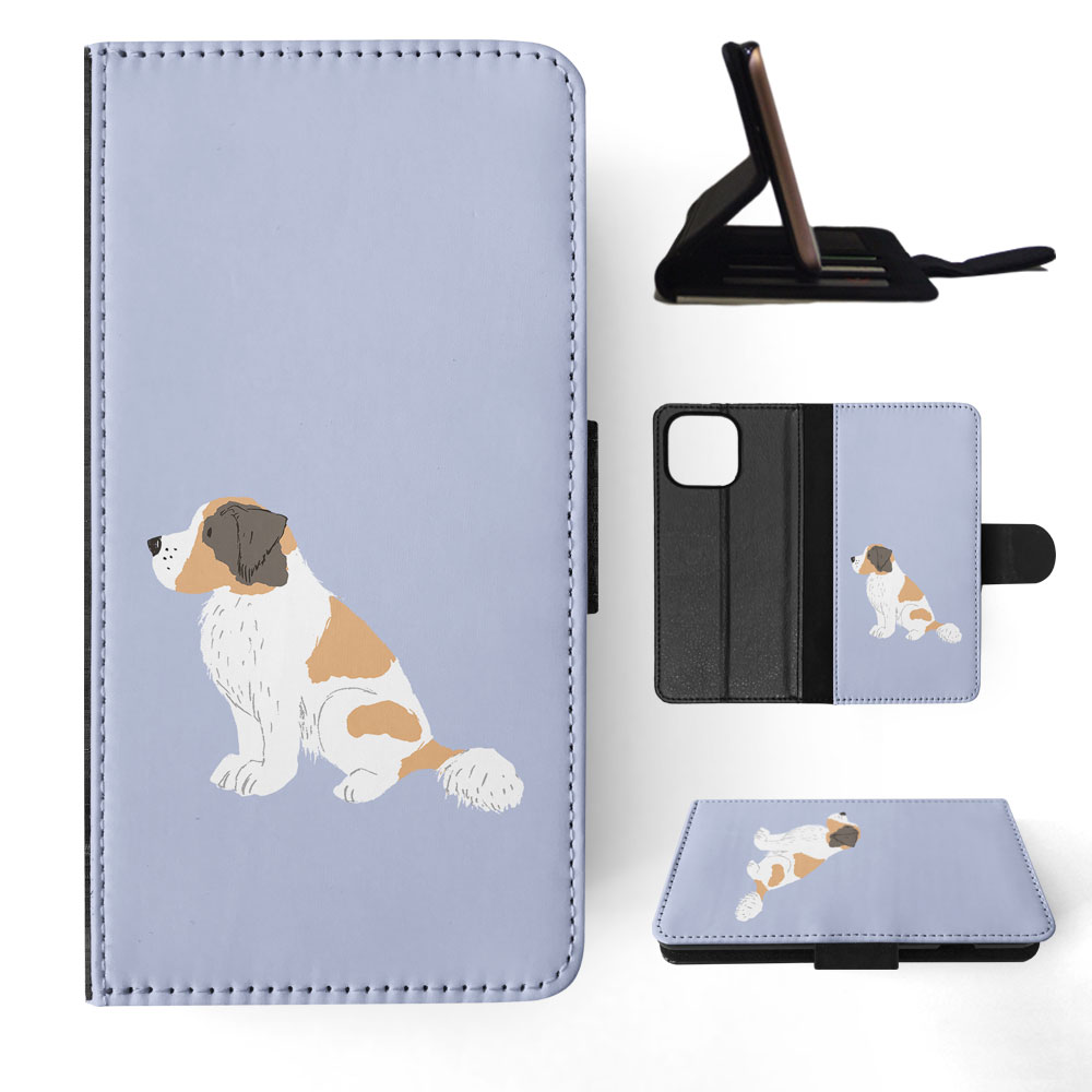 FLIP CASE FOR APPLE IPHONE|SAINT BERNARD DOG 1 - Picture 66 of 193