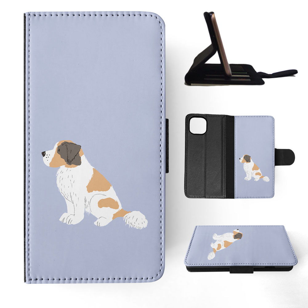 FLIP CASE FOR APPLE IPHONE|SAINT BERNARD DOG 1 - Picture 56 of 193