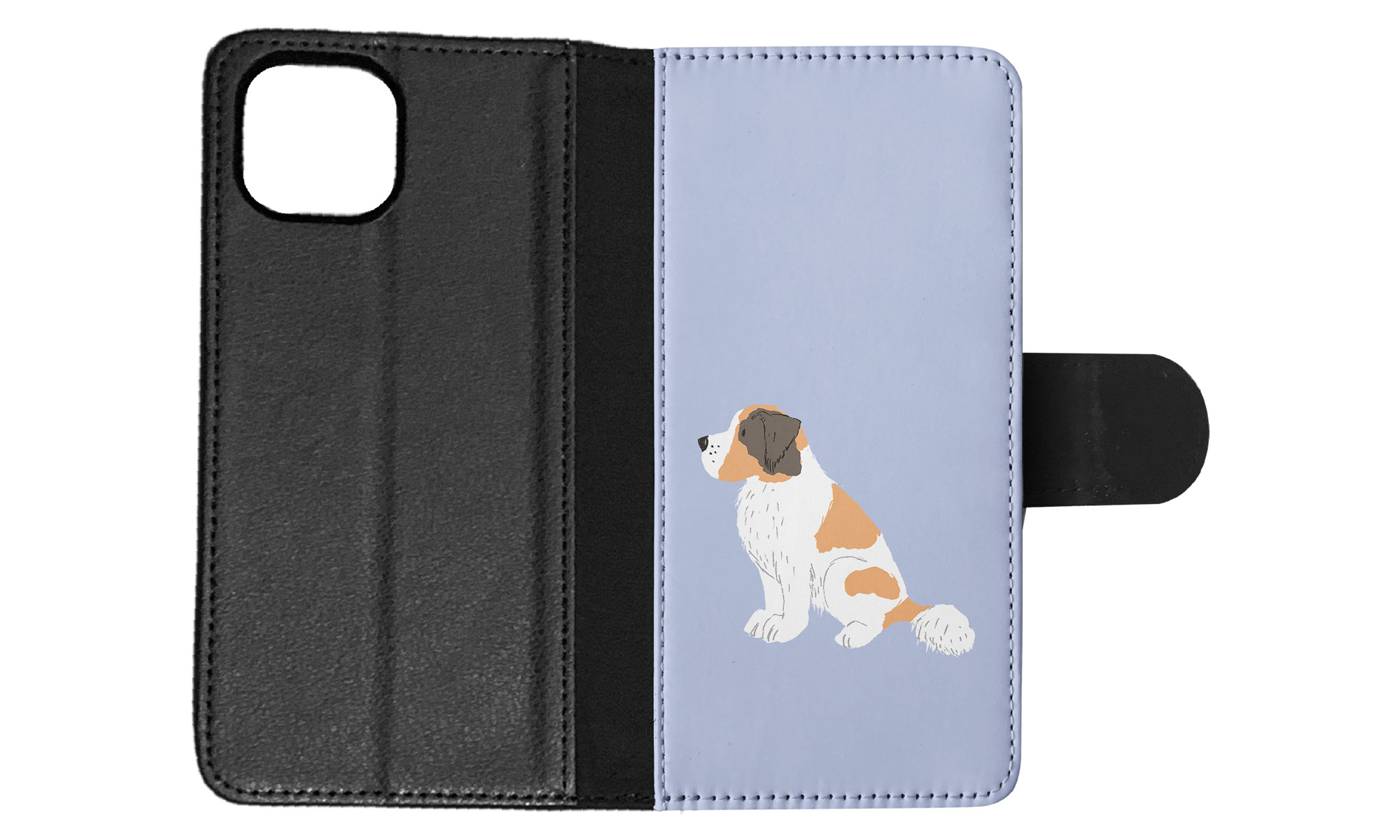 FLIP CASE FOR APPLE IPHONE|SAINT BERNARD DOG 1 - Picture 59 of 193