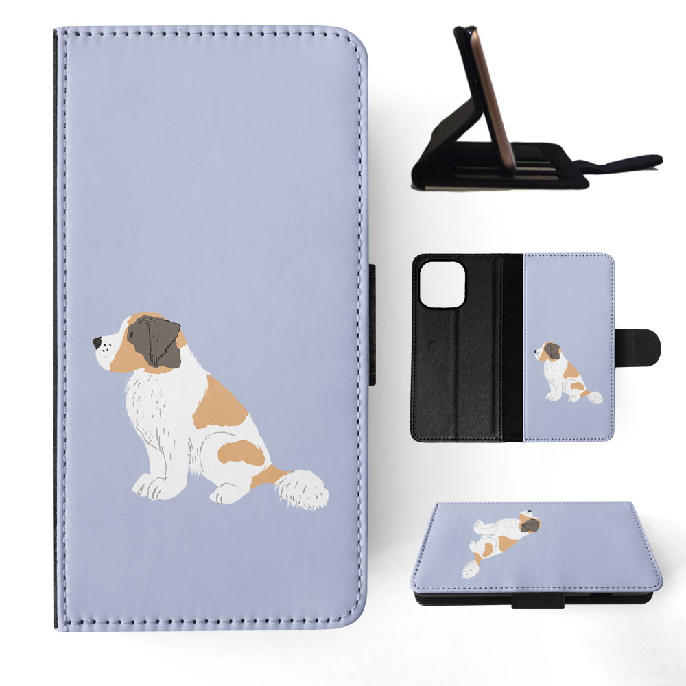 FLIP CASE FOR APPLE IPHONE|SAINT BERNARD DOG 1 - Picture 46 of 193
