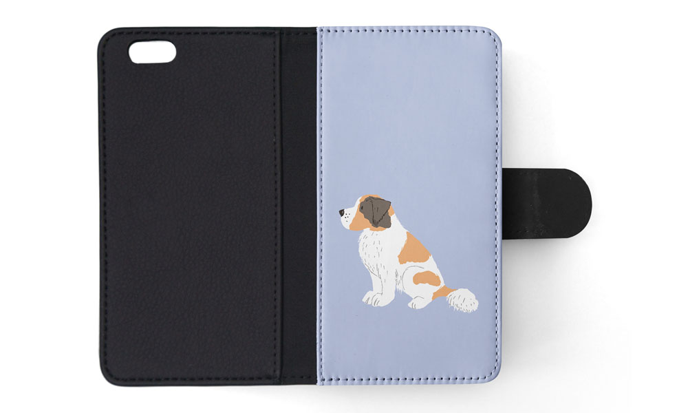 FLIP CASE FOR APPLE IPHONE|SAINT BERNARD DOG 1 - Picture 162 of 193