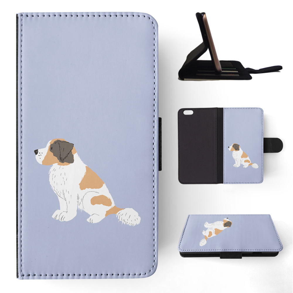 FLIP CASE FOR APPLE IPHONE|SAINT BERNARD DOG 1 - Picture 149 of 193