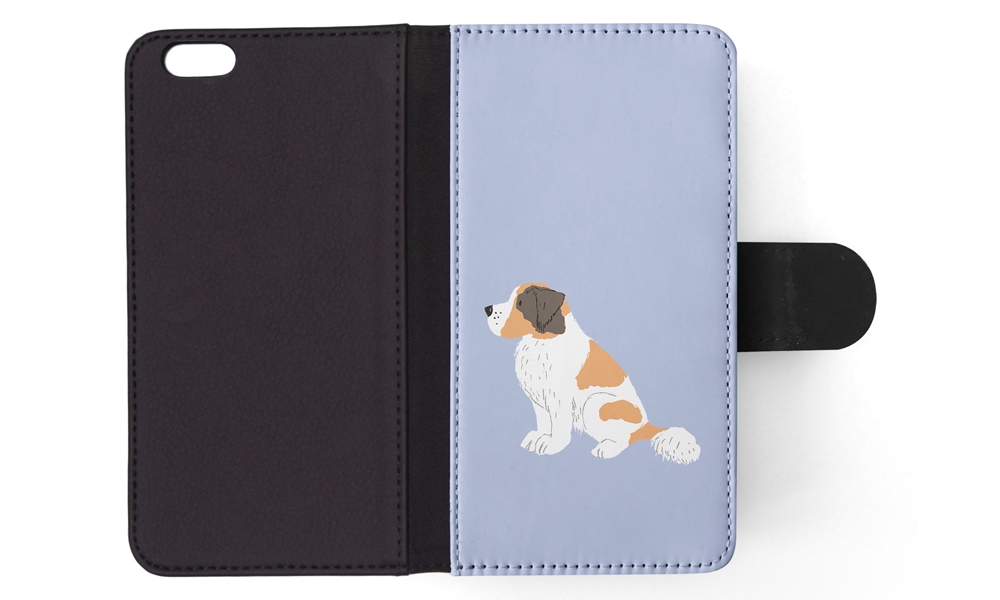 FLIP CASE FOR APPLE IPHONE|SAINT BERNARD DOG 1 - Picture 152 of 193