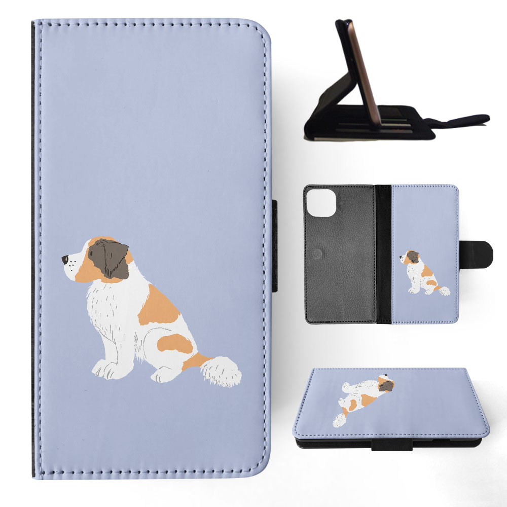 FLIP CASE FOR APPLE IPHONE|SAINT BERNARD DOG 1 - Picture 36 of 193
