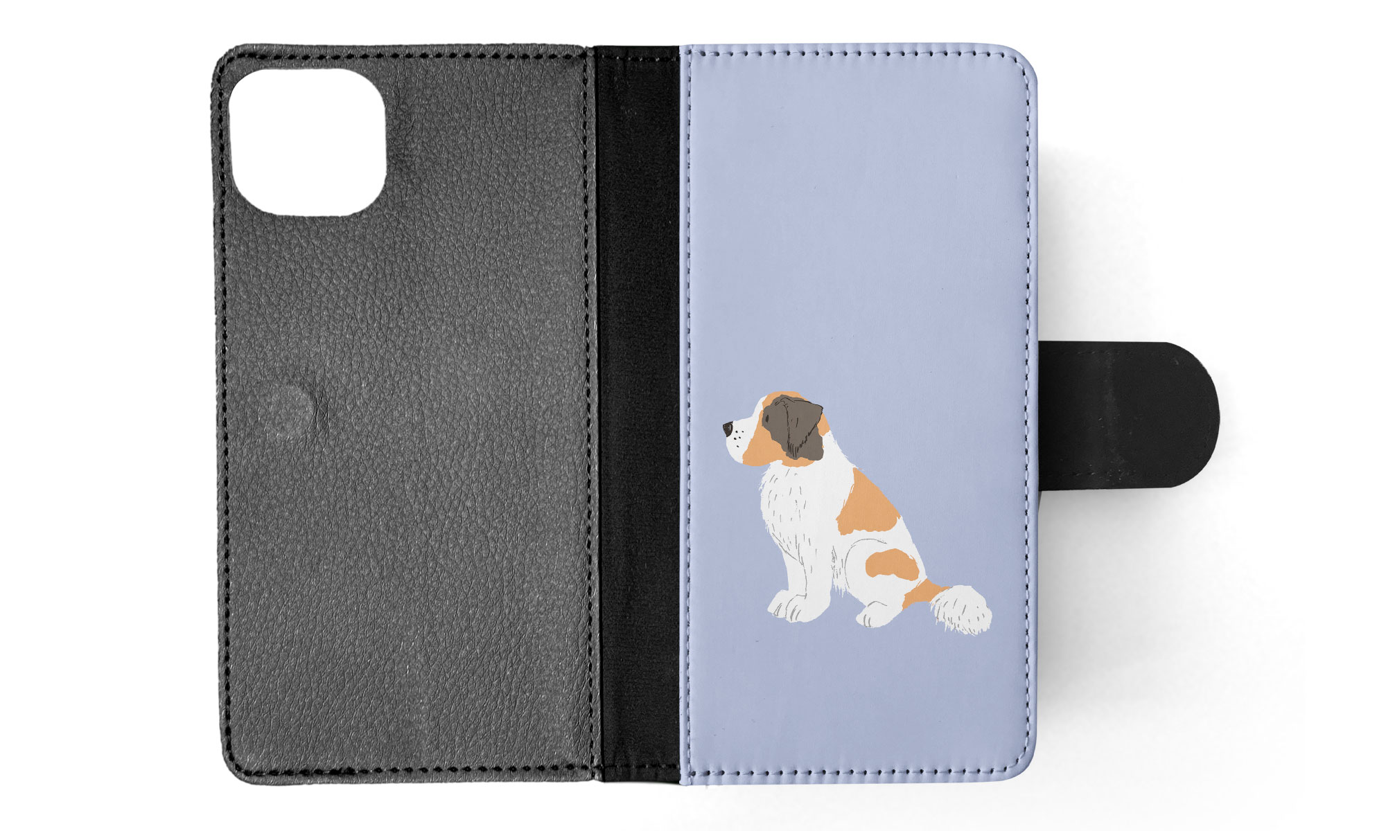 FLIP CASE FOR APPLE IPHONE|SAINT BERNARD DOG 1 - Picture 39 of 193