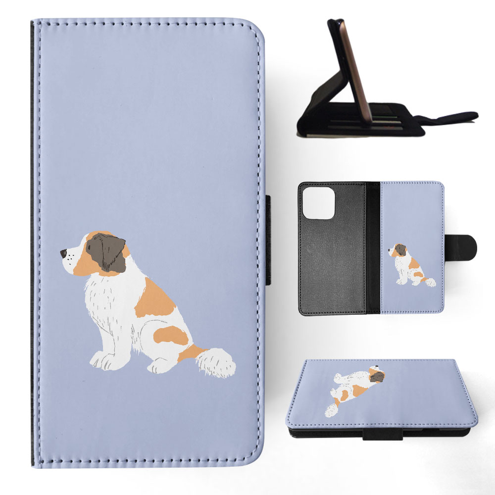 FLIP CASE FOR APPLE IPHONE|SAINT BERNARD DOG 1 - Picture 26 of 193