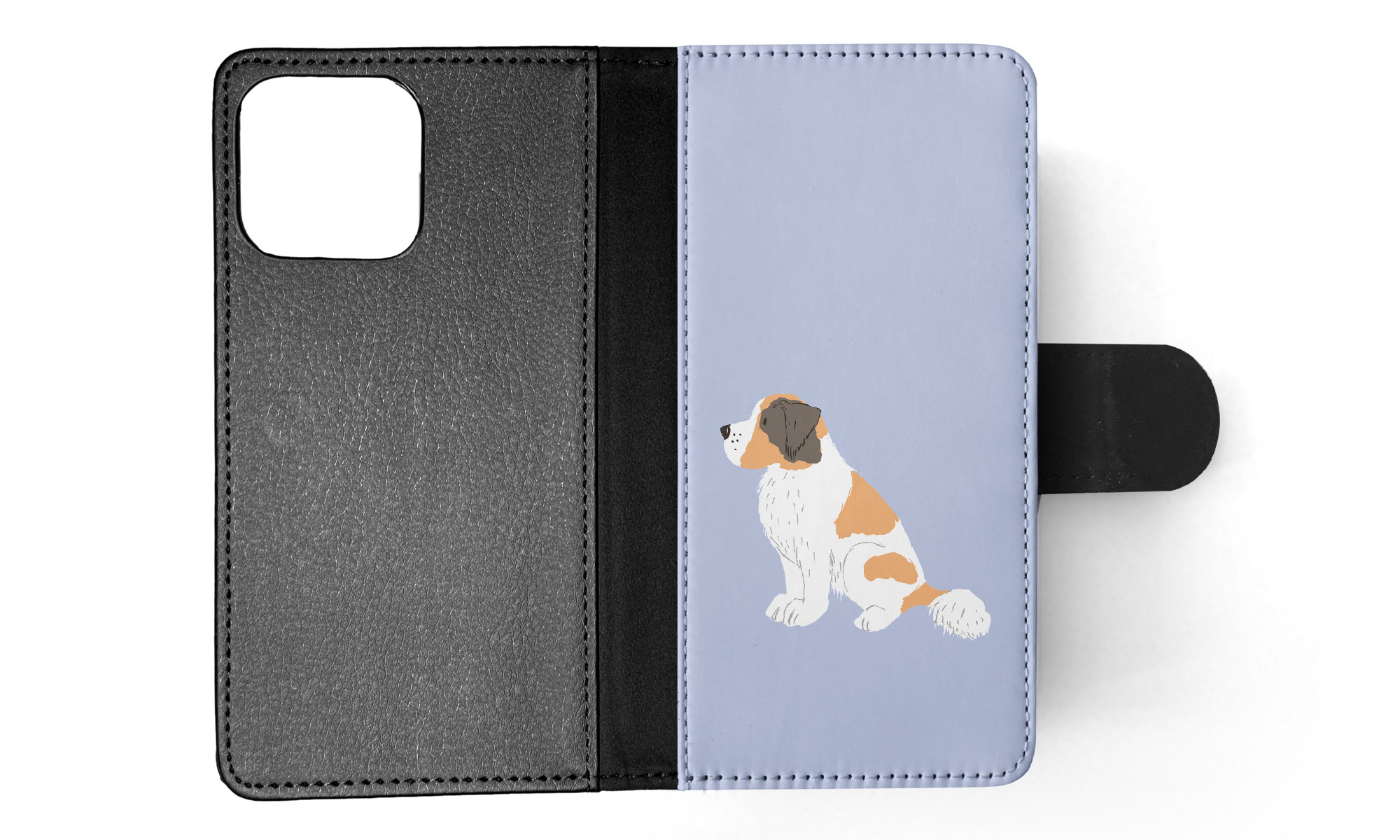 FLIP CASE FOR APPLE IPHONE|SAINT BERNARD DOG 1 - Picture 29 of 193