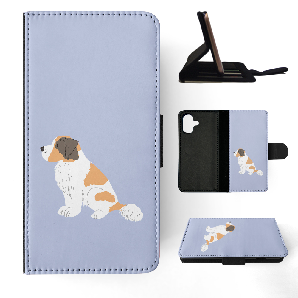 FLIP CASE FOR APPLE IPHONE|SAINT BERNARD DOG 1 - Picture 21 of 193