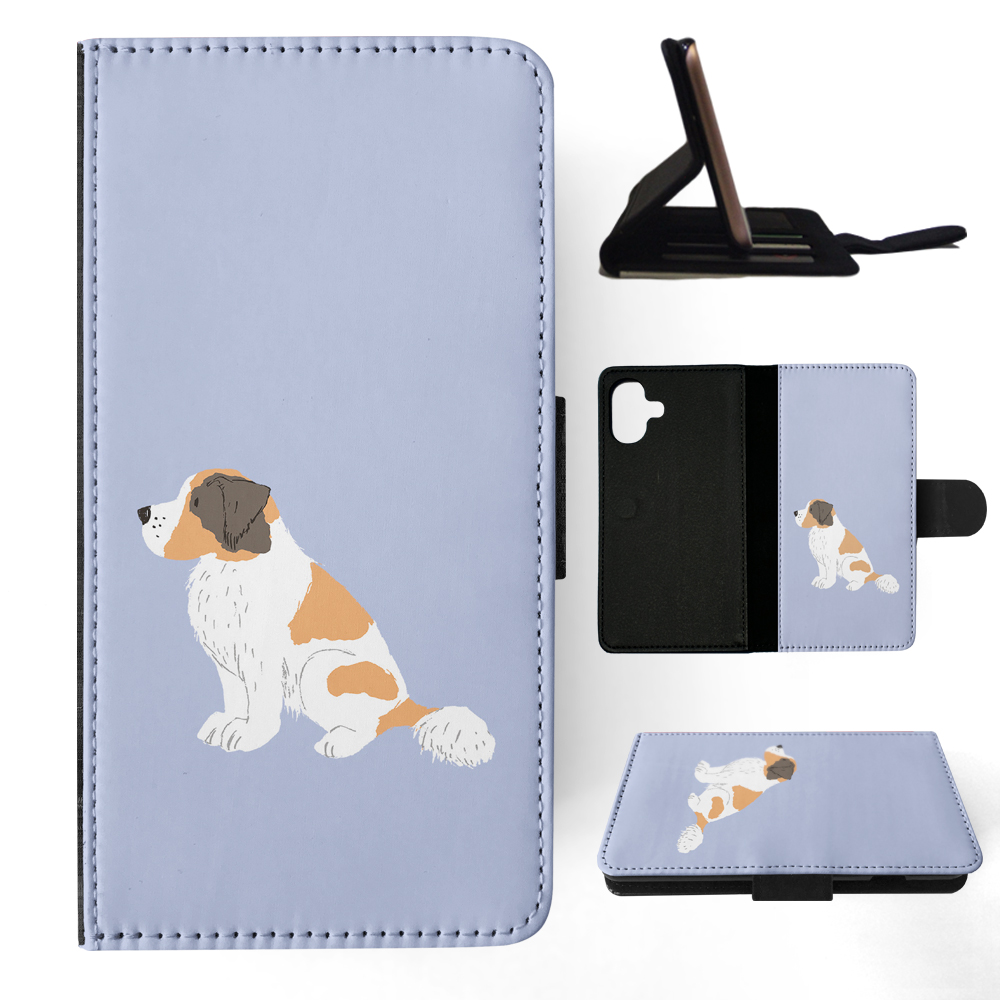 FLIP CASE FOR APPLE IPHONE|SAINT BERNARD DOG 1 - Picture 16 of 193