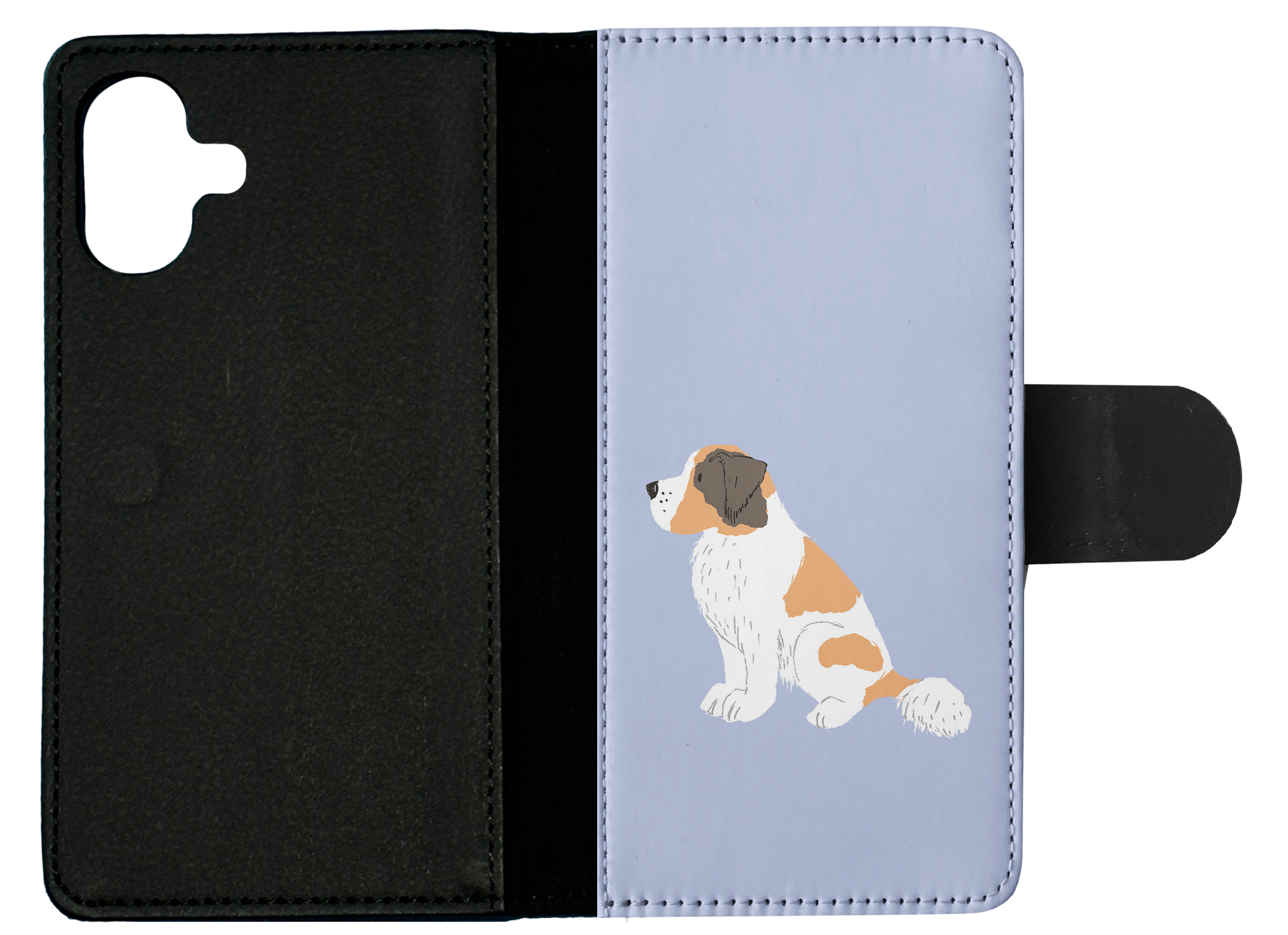 FLIP CASE FOR APPLE IPHONE|SAINT BERNARD DOG 1 - Picture 19 of 193