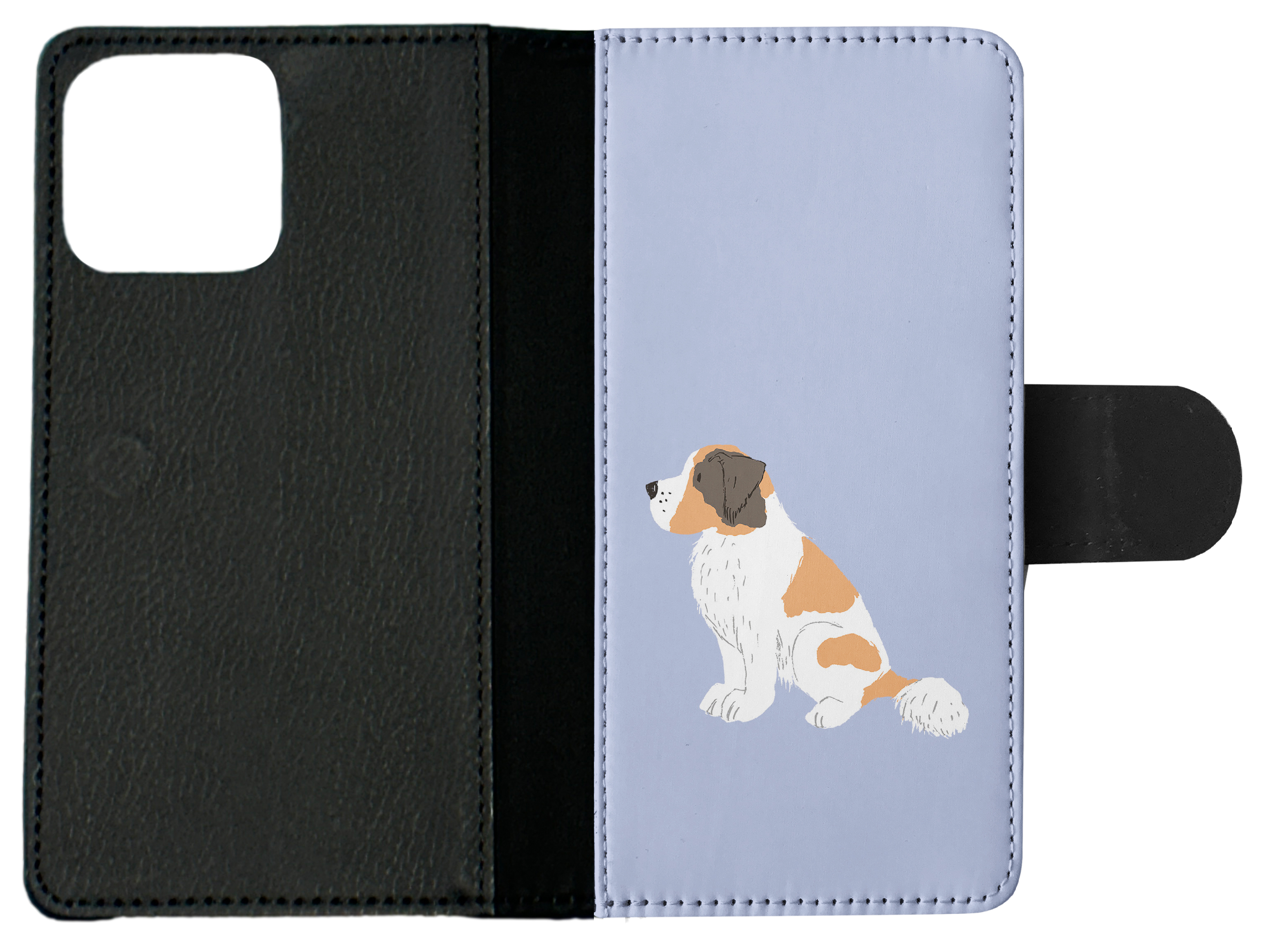 FLIP CASE FOR APPLE IPHONE|SAINT BERNARD DOG 1 - Picture 9 of 193