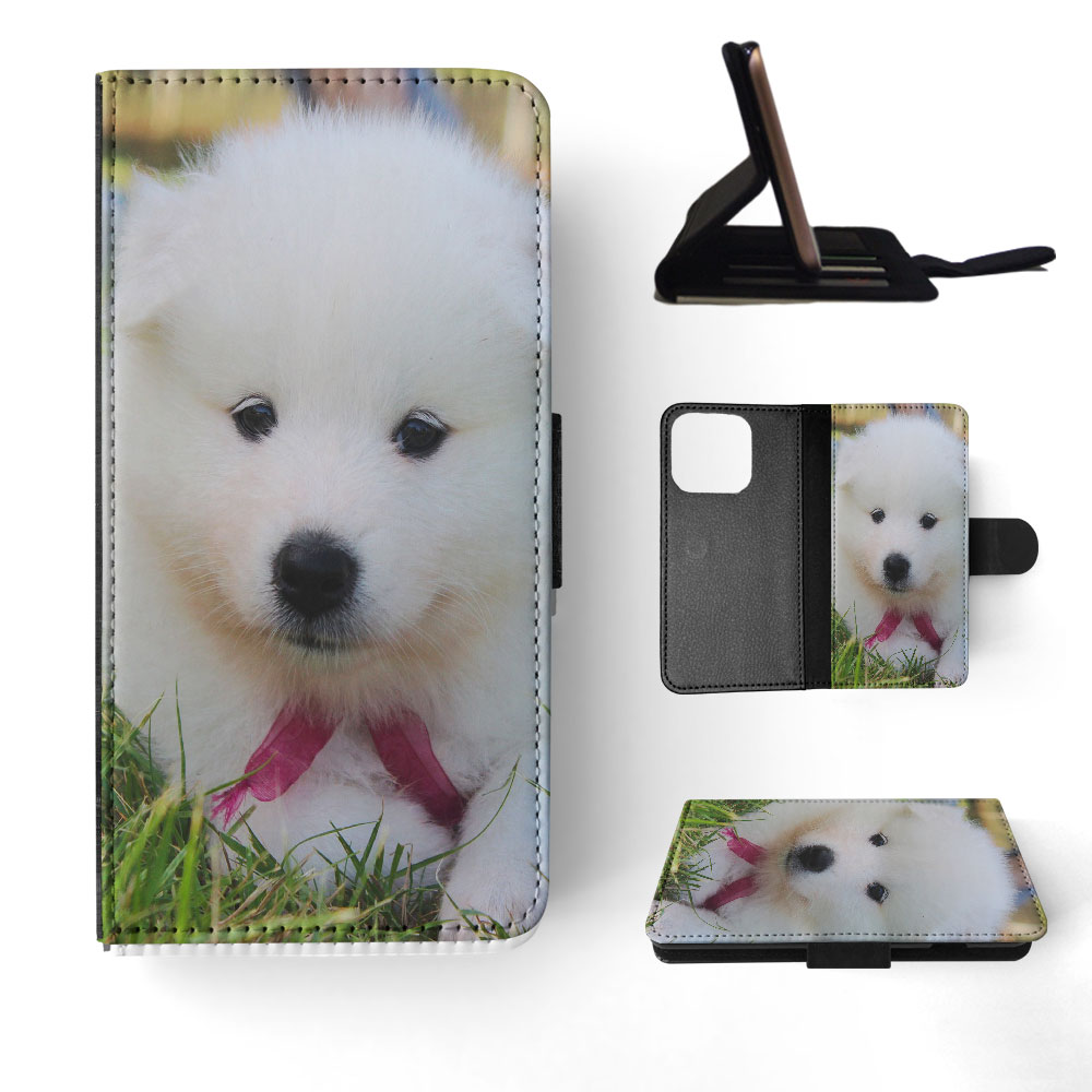 FLIP CASE FOR APPLE IPHONE|SAMOYED DOG 5 - Picture 31 of 193