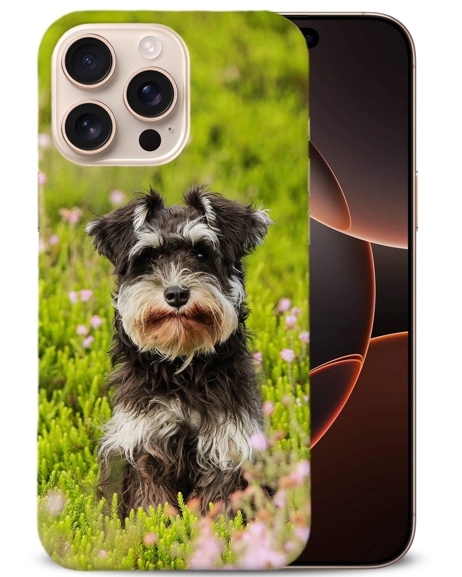 CASE COVER FOR APPLE IPHONE|SCHNAUZER DOG 1 - Foto 2 di 44