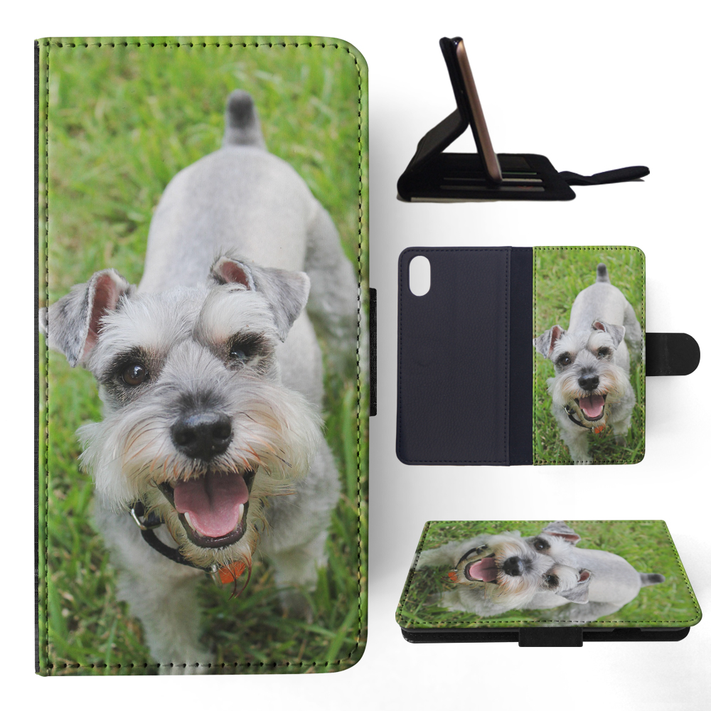 FLIP CASE FOR APPLE IPHONE|SCHNAUZER DOG 3 - Picture 114 of 193