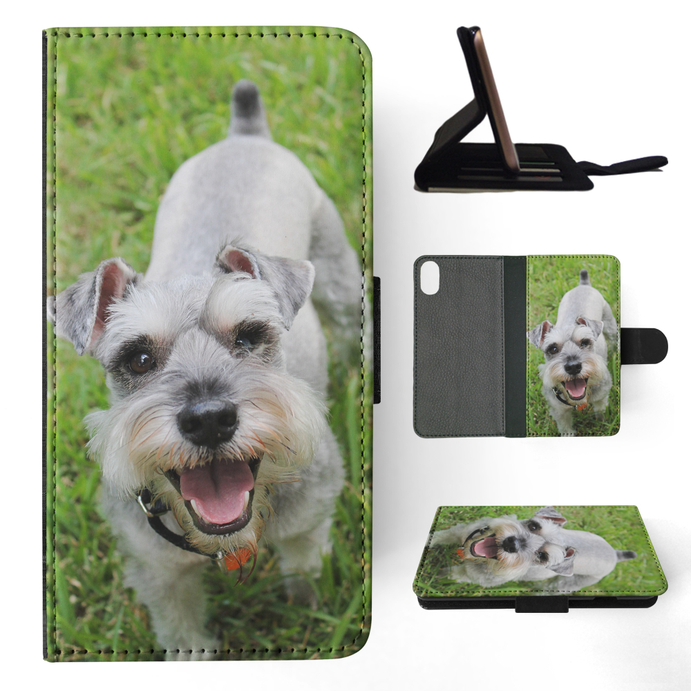 FLIP CASE FOR APPLE IPHONE|SCHNAUZER DOG 3 - Picture 119 of 193