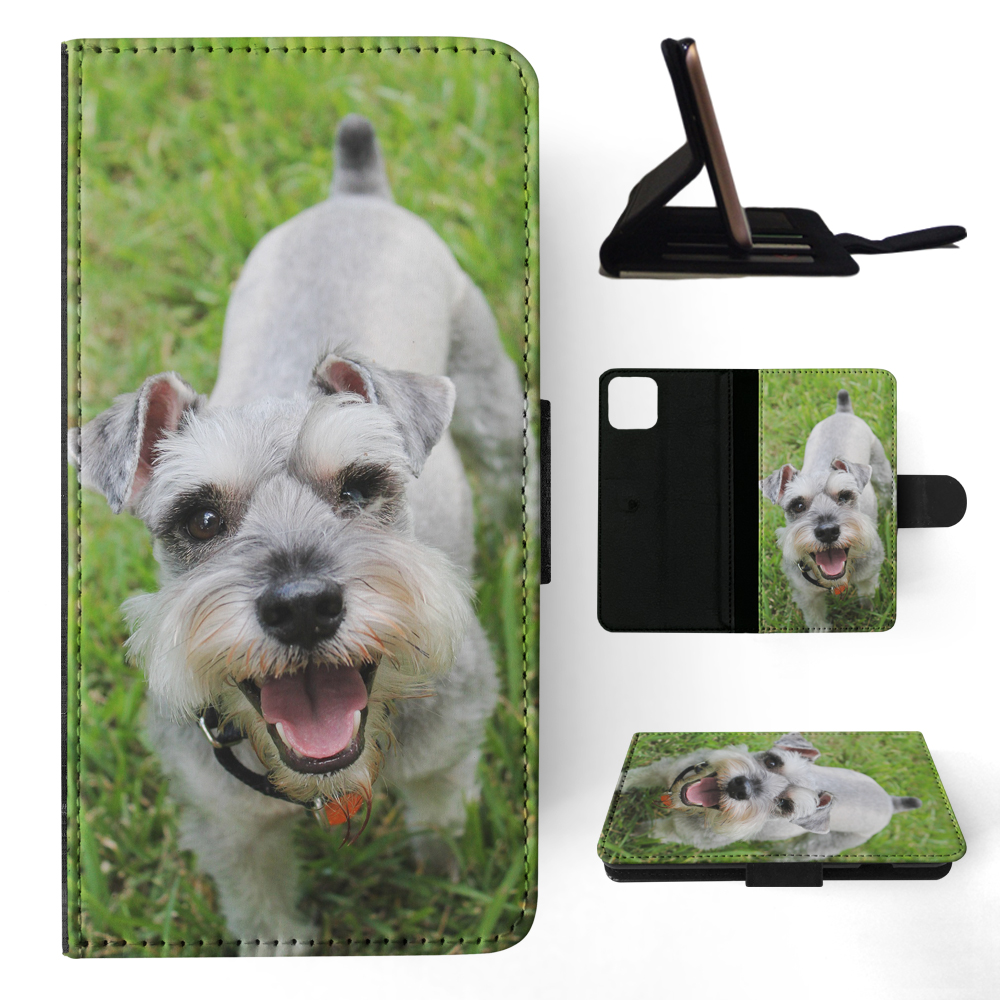 FLIP CASE FOR APPLE IPHONE|SCHNAUZER DOG 3 - Picture 104 of 193