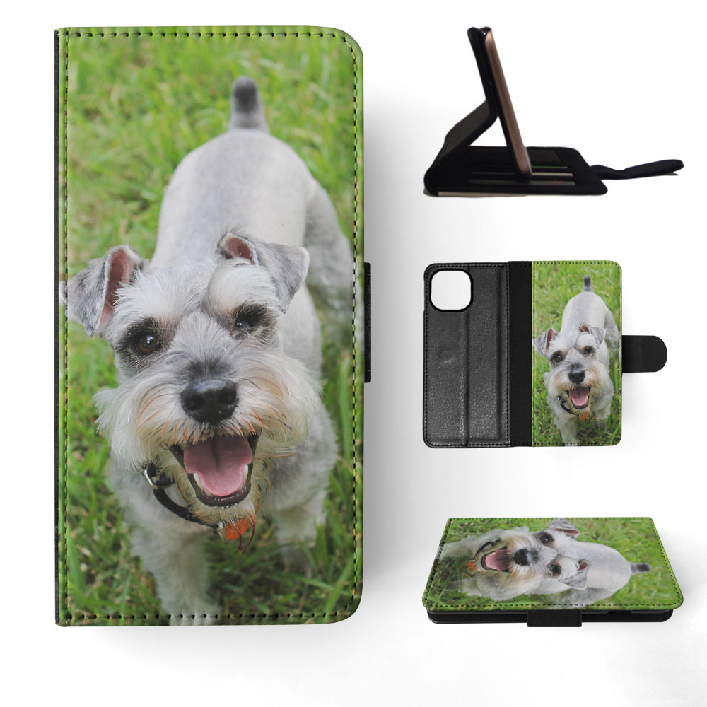 FLIP CASE FOR APPLE IPHONE|SCHNAUZER DOG 3 - Picture 61 of 193