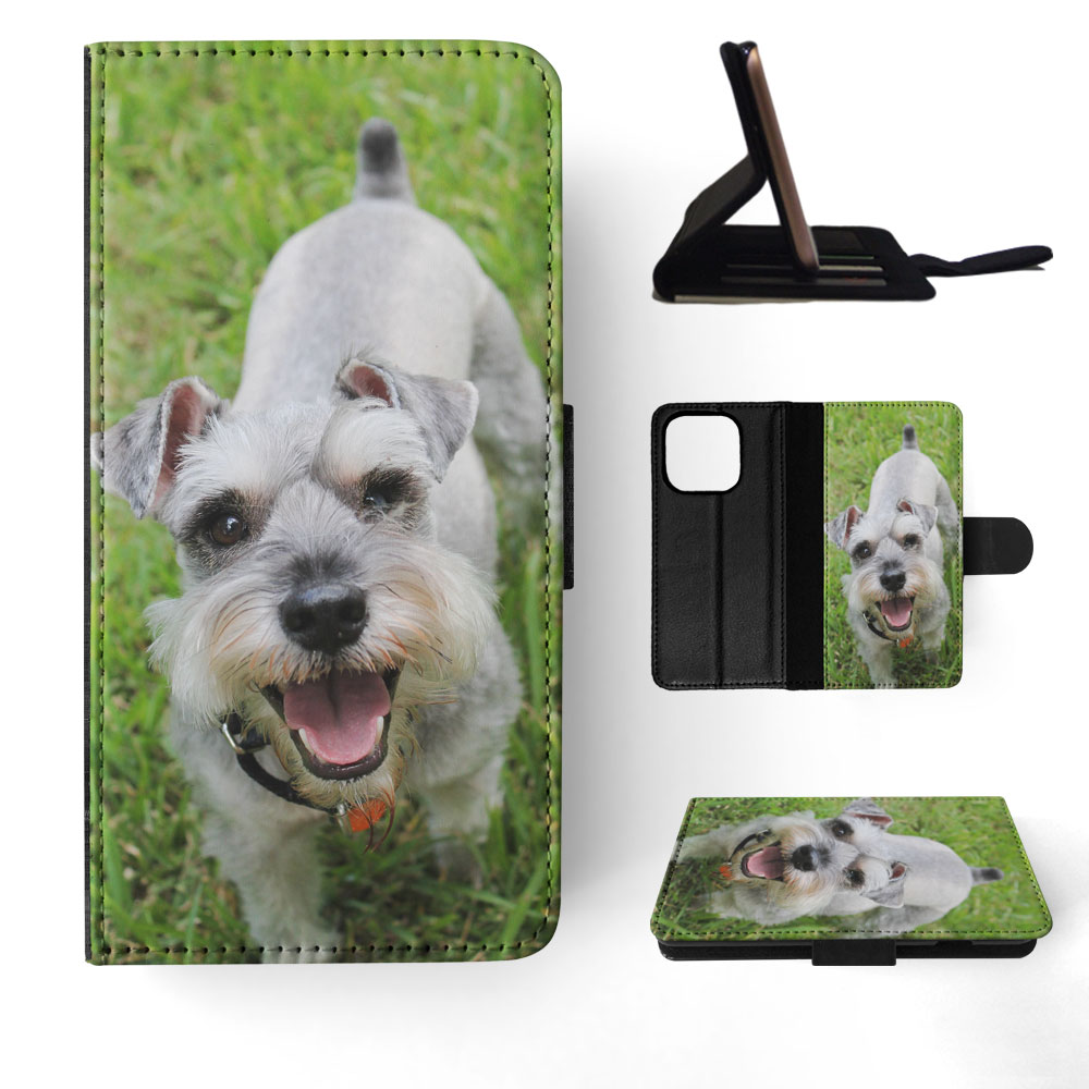 FLIP CASE FOR APPLE IPHONE|SCHNAUZER DOG 3 - Picture 51 of 193