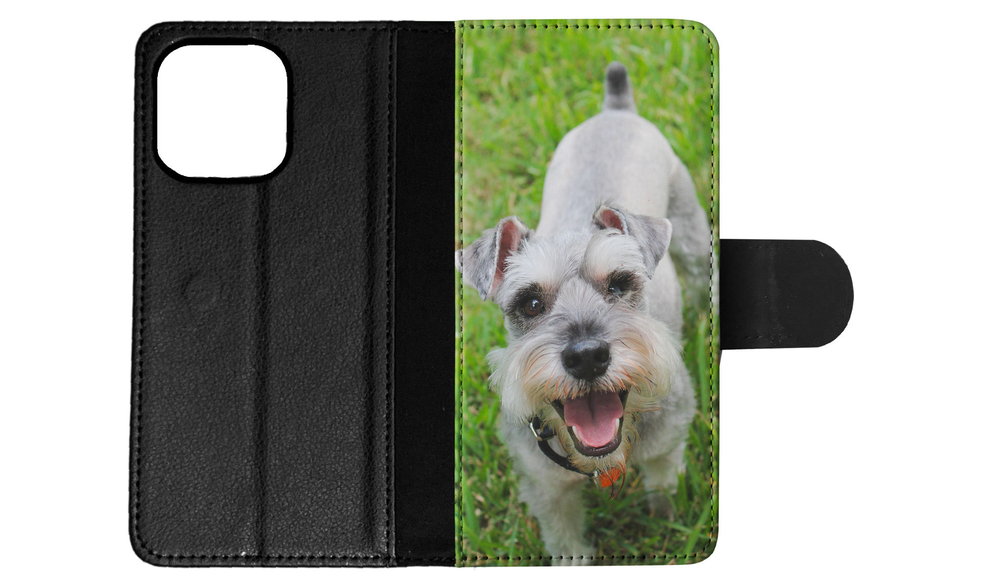 FLIP CASE FOR APPLE IPHONE|SCHNAUZER DOG 3 - Picture 49 of 193