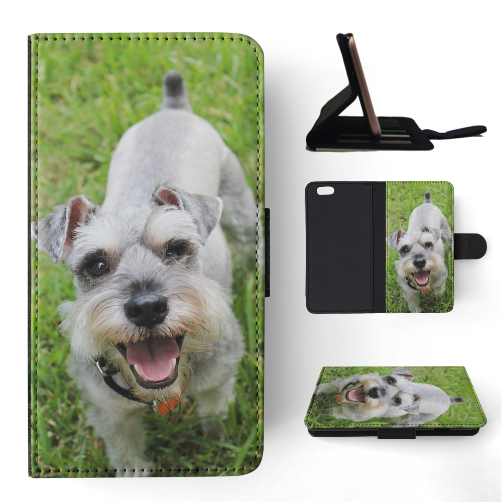 FLIP CASE FOR APPLE IPHONE|SCHNAUZER DOG 3 - Picture 159 of 193