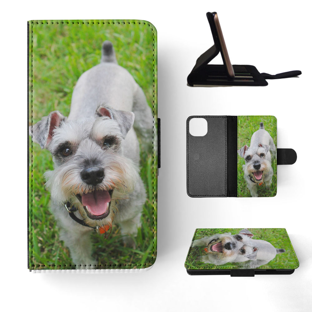 FLIP CASE FOR APPLE IPHONE|SCHNAUZER DOG 3 - Picture 41 of 193