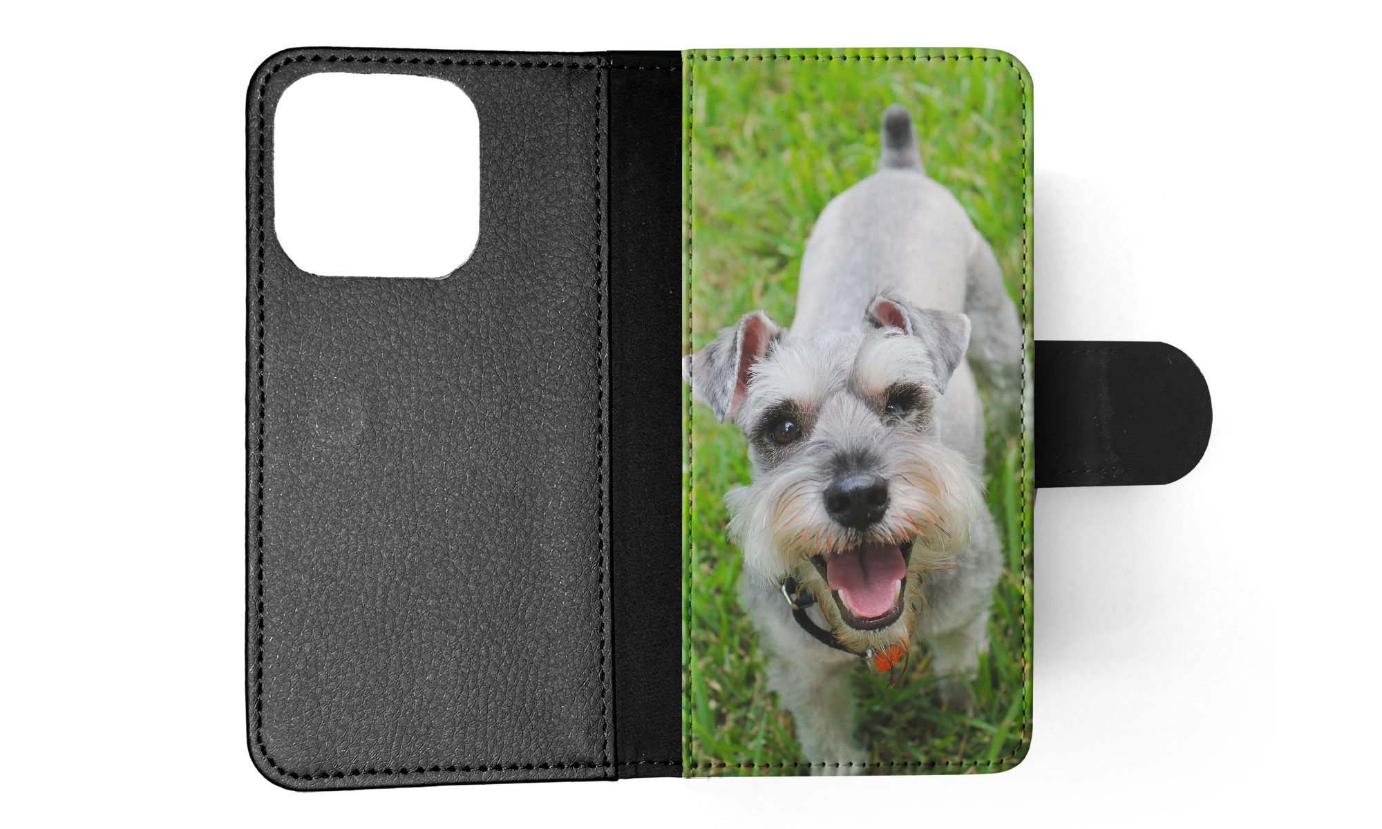 FLIP CASE FOR APPLE IPHONE|SCHNAUZER DOG 3 - Picture 34 of 193