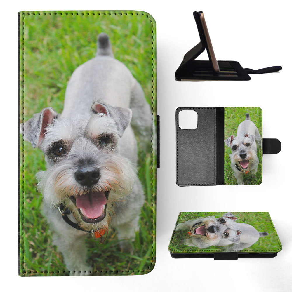 FLIP CASE FOR APPLE IPHONE|SCHNAUZER DOG 3 - Picture 26 of 193