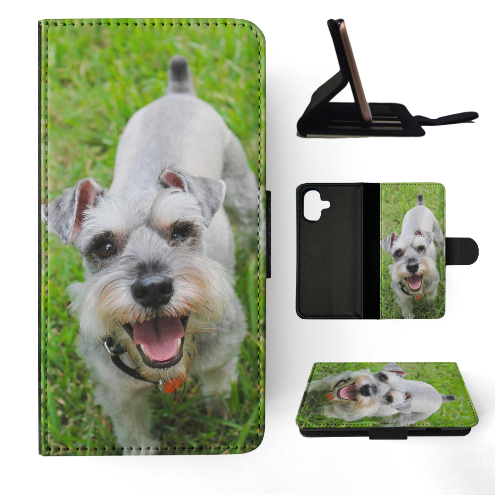 FLIP CASE FOR APPLE IPHONE|SCHNAUZER DOG 3 - Picture 21 of 193